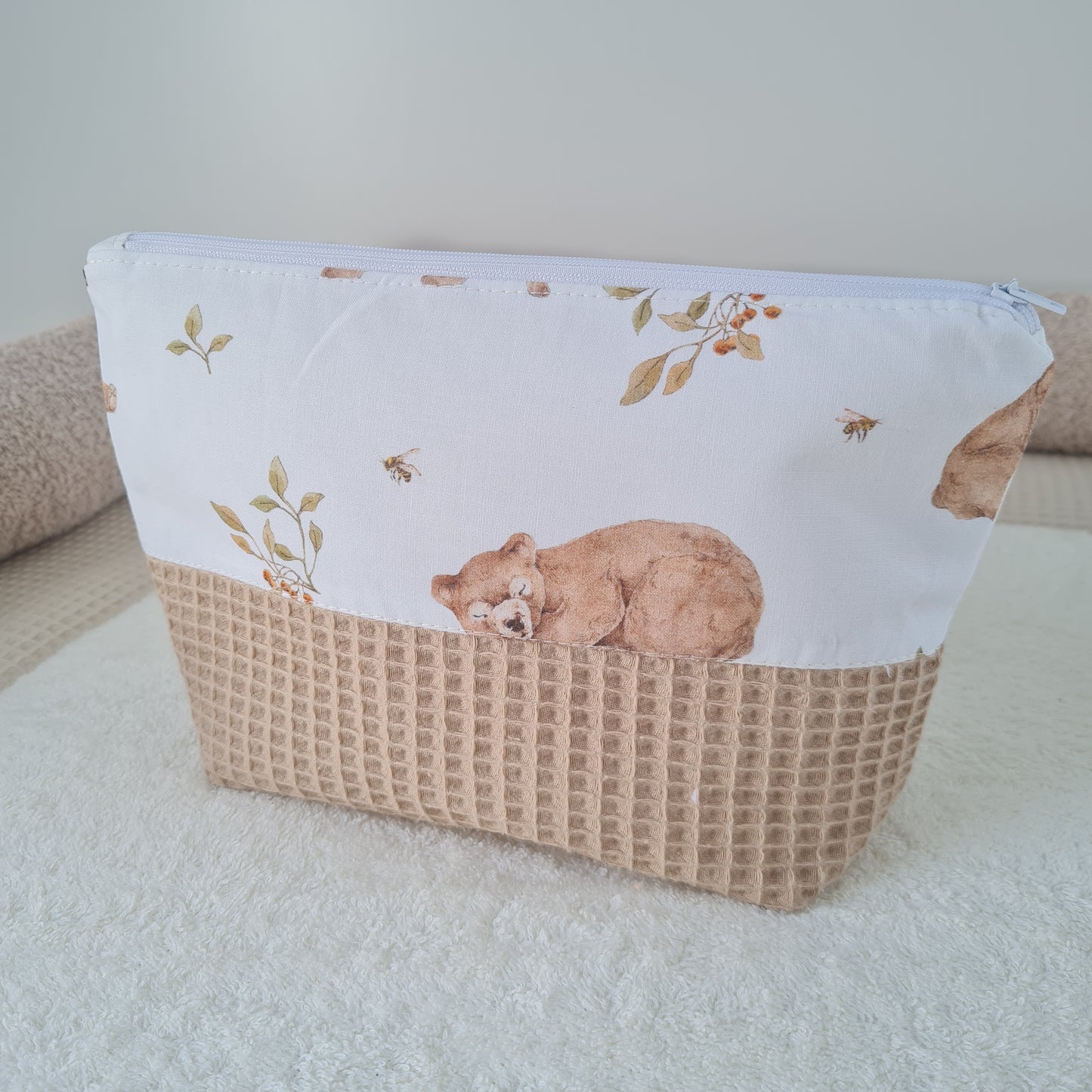 Kosmetiktasche Bear Beige