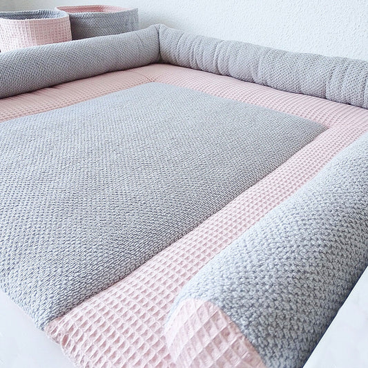 Changing mat powder pink / gray