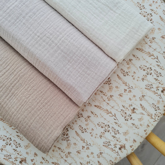 Muslin cloths beige